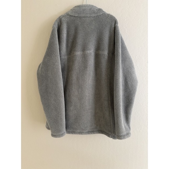 Patagonia Fleece Jacket Kids Re-Tool Snap-T Gray Sz L 12 Cozy Lounge Comfy - Picture 4 of 5